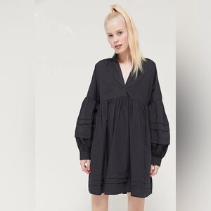 UO Black Oversized Midi Dress